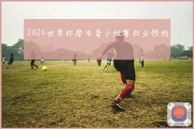 2026世界杯摩洛哥小组赛积分预测