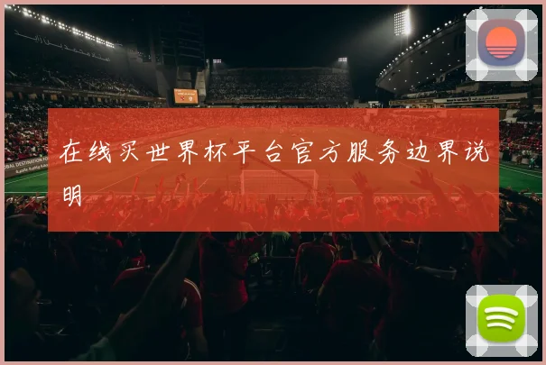 在线买世界杯平台官方服务边界说明