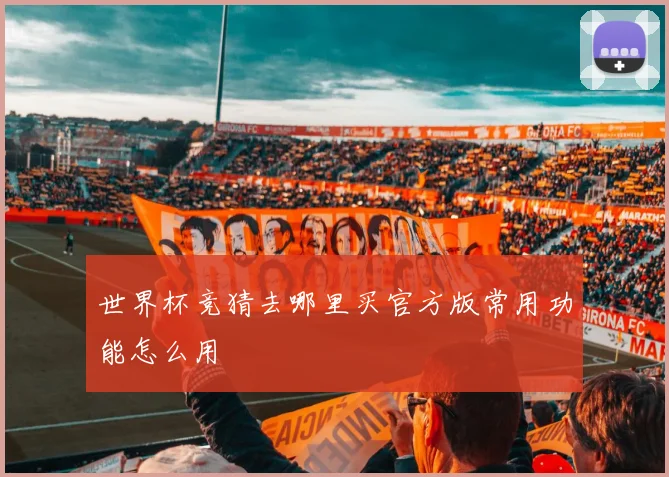 世界杯竞猜去哪里买官方版常用功能怎么用